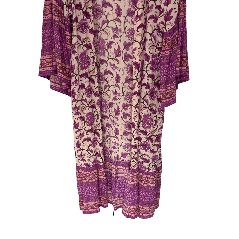 Anthropologie Muche et Muchette Antoinette Duster Kimono Floral Boho One Size‎ - Picture 7 of 12